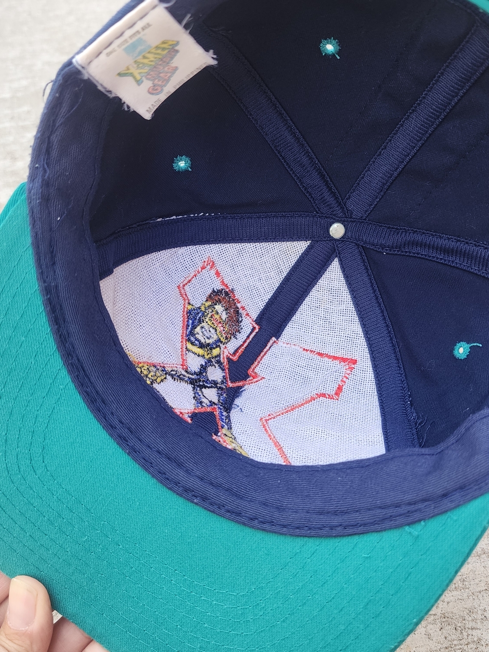 Vintage 90s 1993 X-Men Marvel Comics Cyclops Snapback Wolverine, Rare - Picture 10 of 12